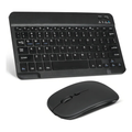 Combo Teclado y Mouse Bluetooth Color NEGRO - Apto Celular Tablet Notebook Android iOS Mac Windows Kit
