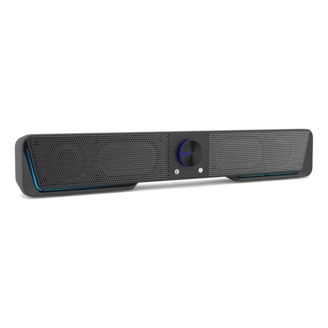Barra De Sonido Redragon Gs570 Darknets Led Rgb Bt Aux Full Negro