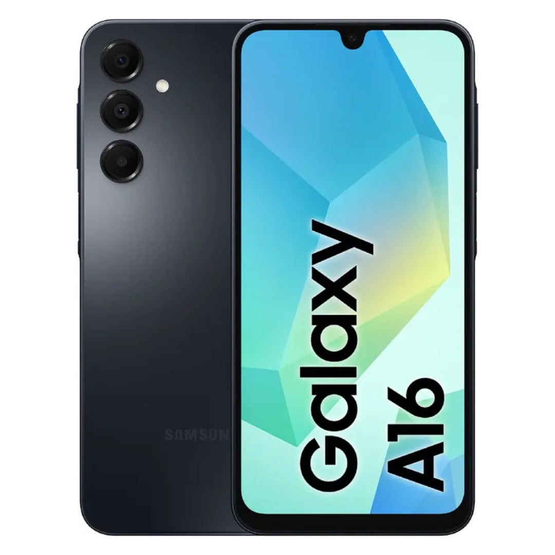 Celular Samsung Galaxy A16 128GB 4GB RAM Pantalla 6.6'' HD+ Triple Cámara 50MP Android 14 Batería 5000mAh 4G LTE Negro