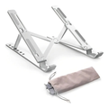 Soporte Ajustable Aluminio RDH Para Notebook Tablet Hasta 15.6" Antideslizante