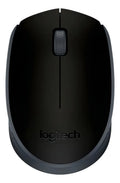 Mouse Inalambrico Logitech M170 Negro 1000 Dpi Pila Incluida