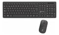 Teclado + Mouse Inalambricos Ergonómicos Pkey Mouse Negro Teclado Negro